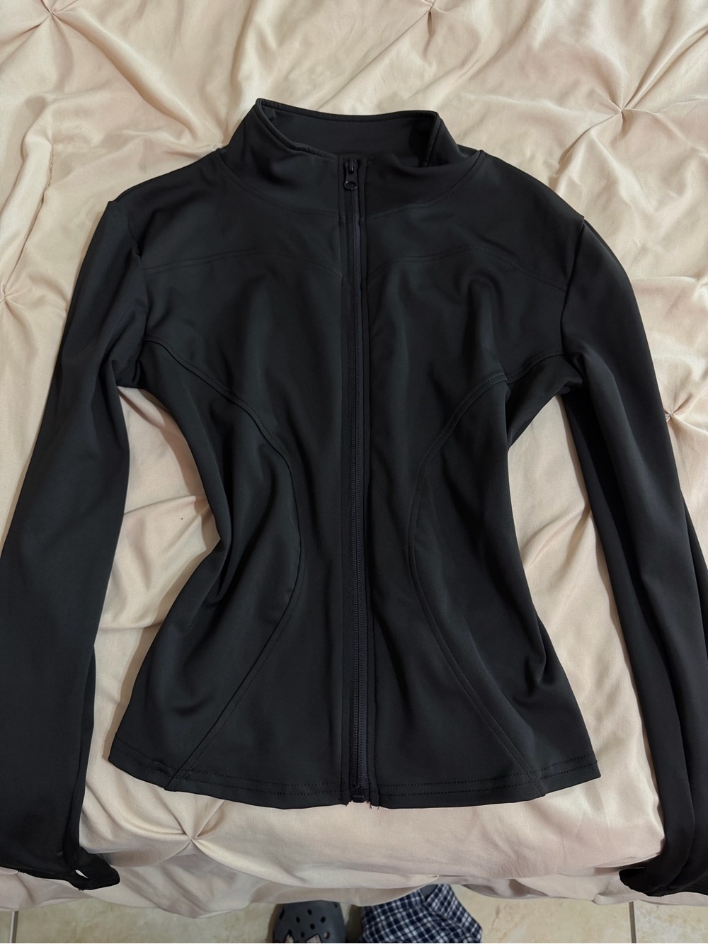 Black Women’s Zip-Front Active Jacket